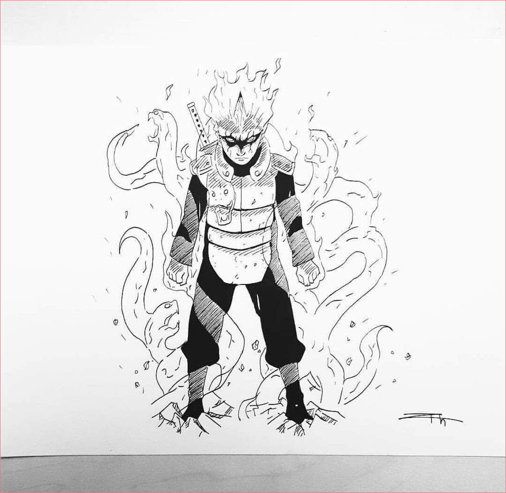 Coloriage Boruto Élégant Épinglé Sur Dessins