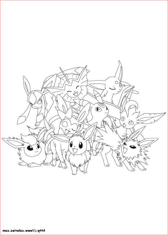 dessin imprimer pokemon voltali
