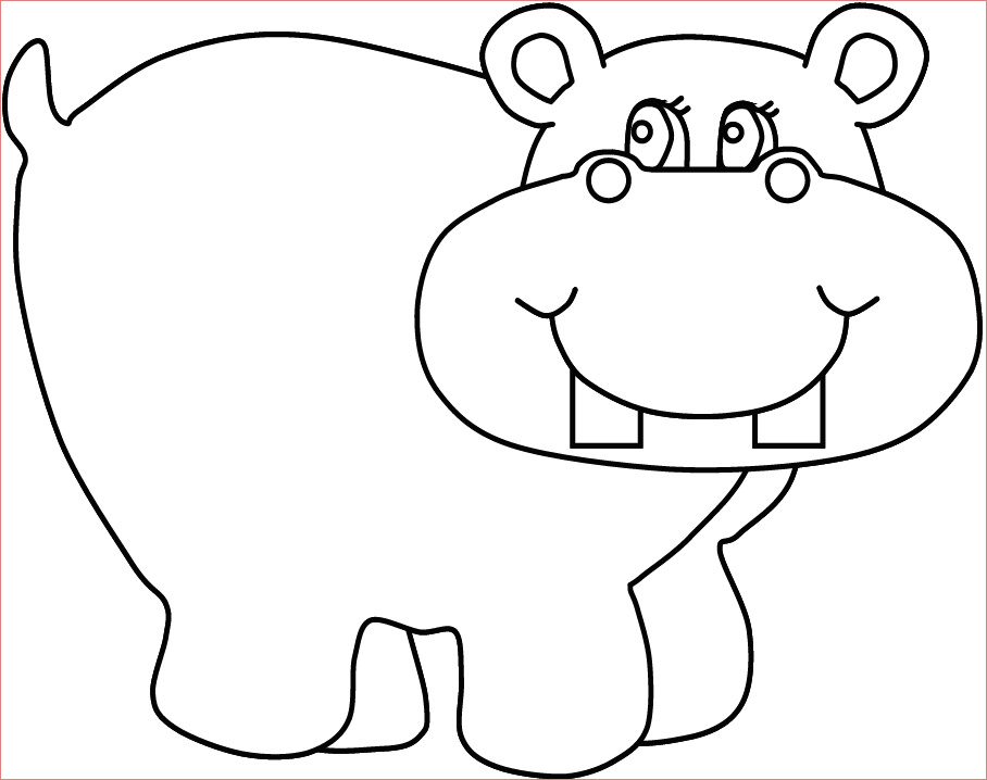 christmas coloring pages hippo sketch templates