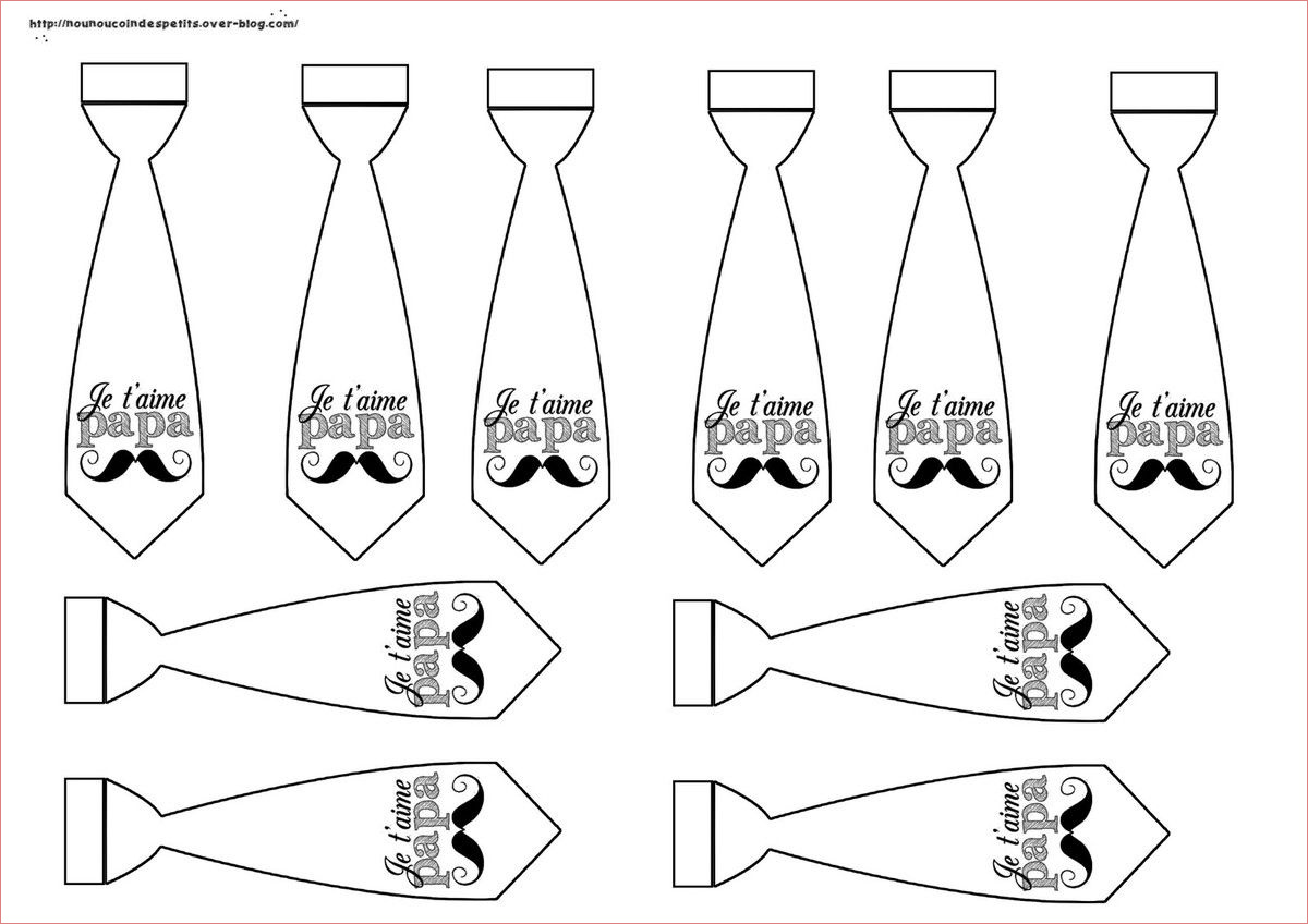10 coloriage de cravate imprimer