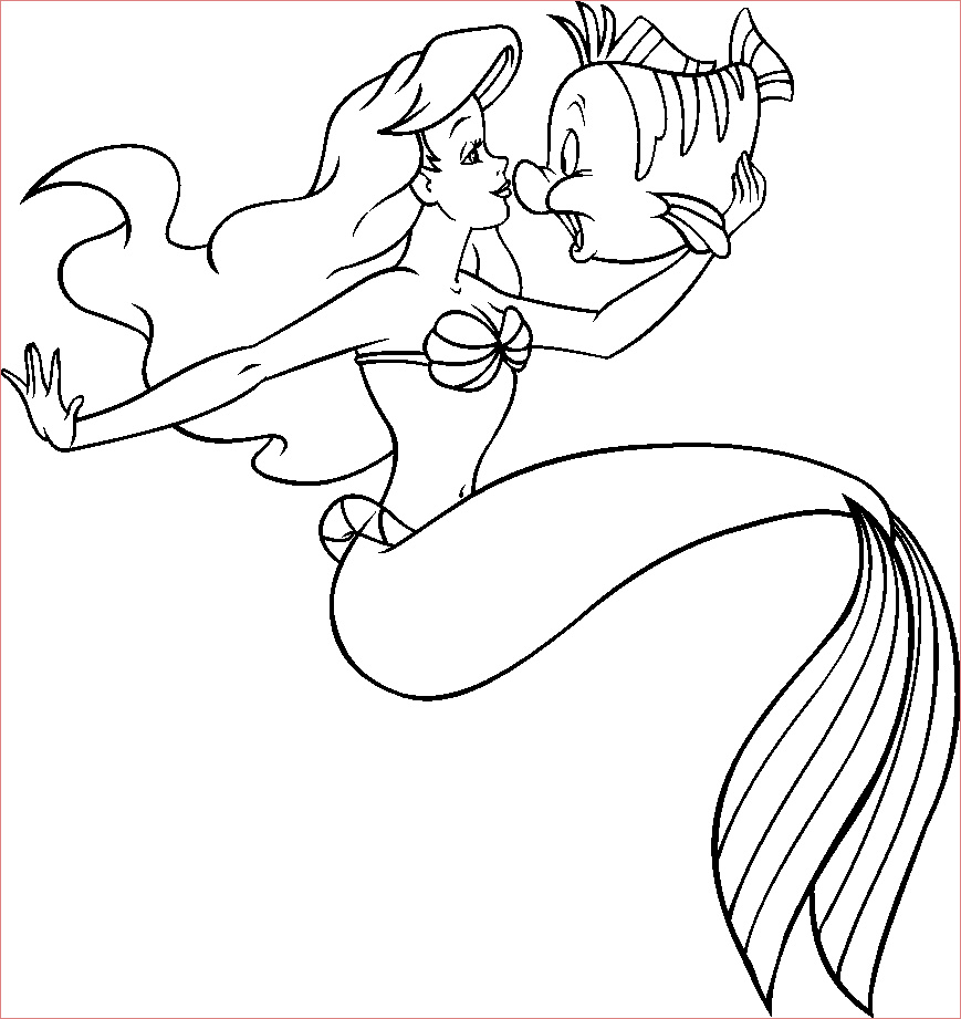 image=the little mermaid Coloring for kids the little mermaid 2