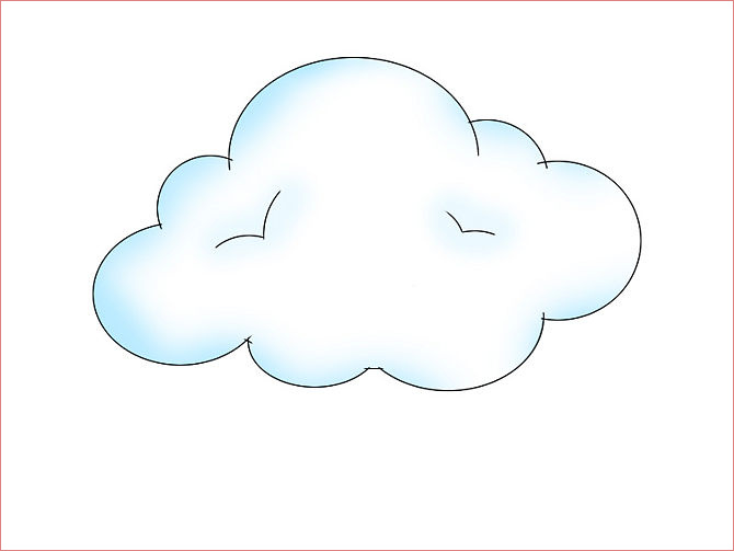 dessin de nuage 5