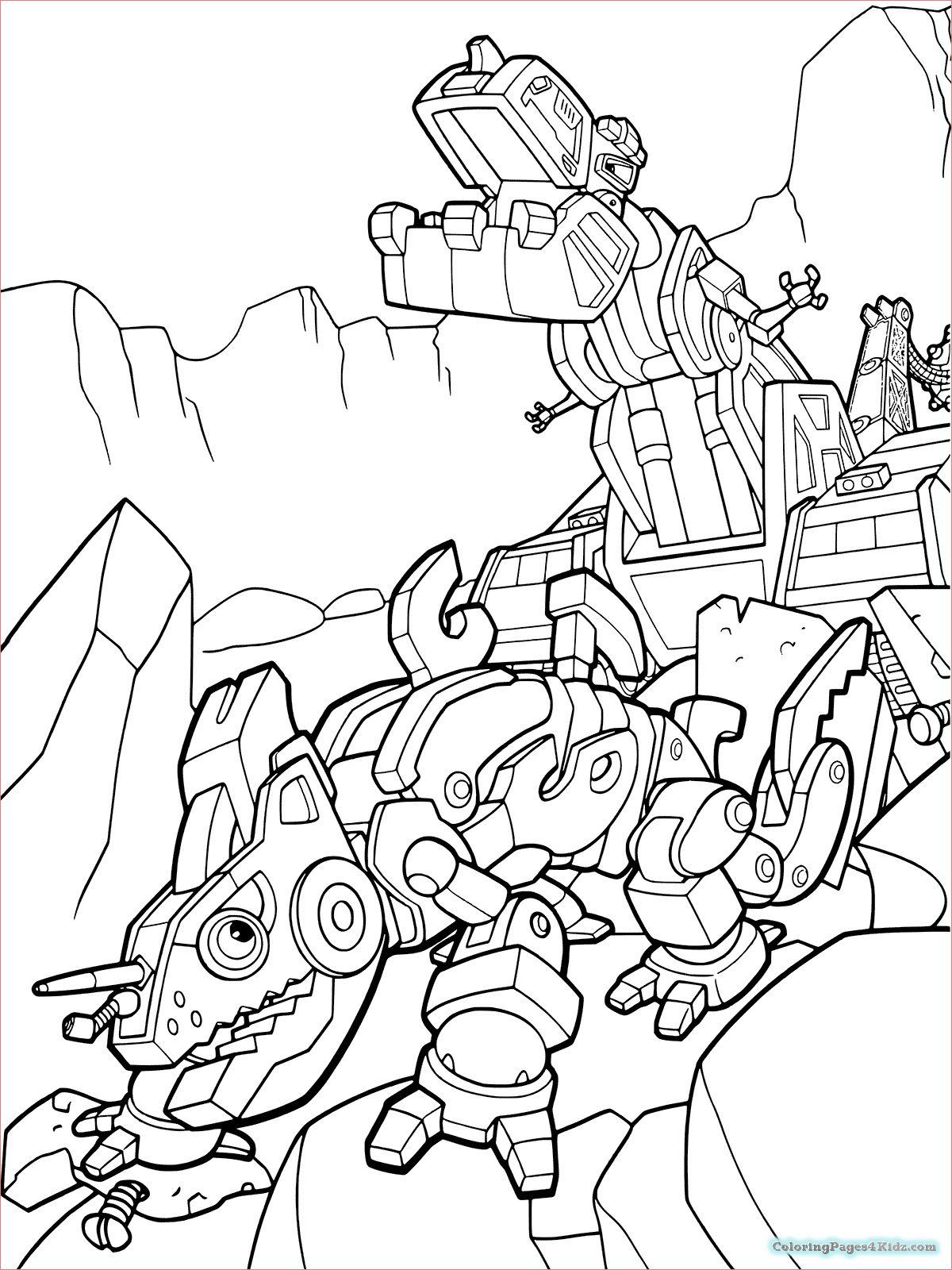 dinotrux coloring pages 1017