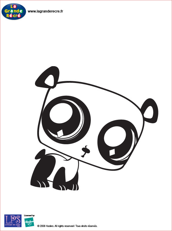coloriage panda mignon