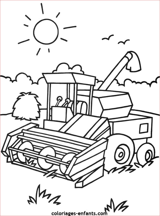 tracteur tom a colorier 4111
