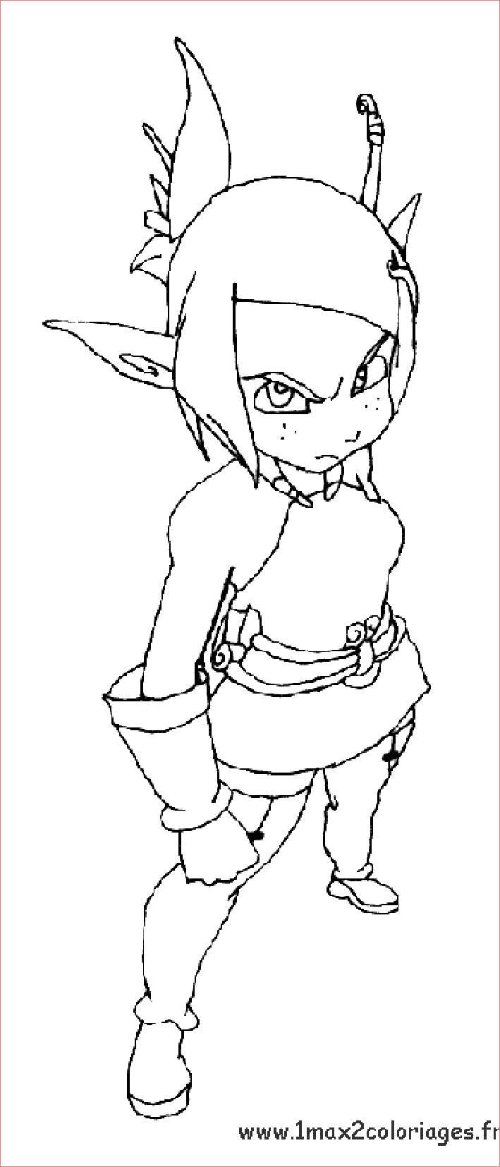 evageline wakfu character coloring pages sketch templates