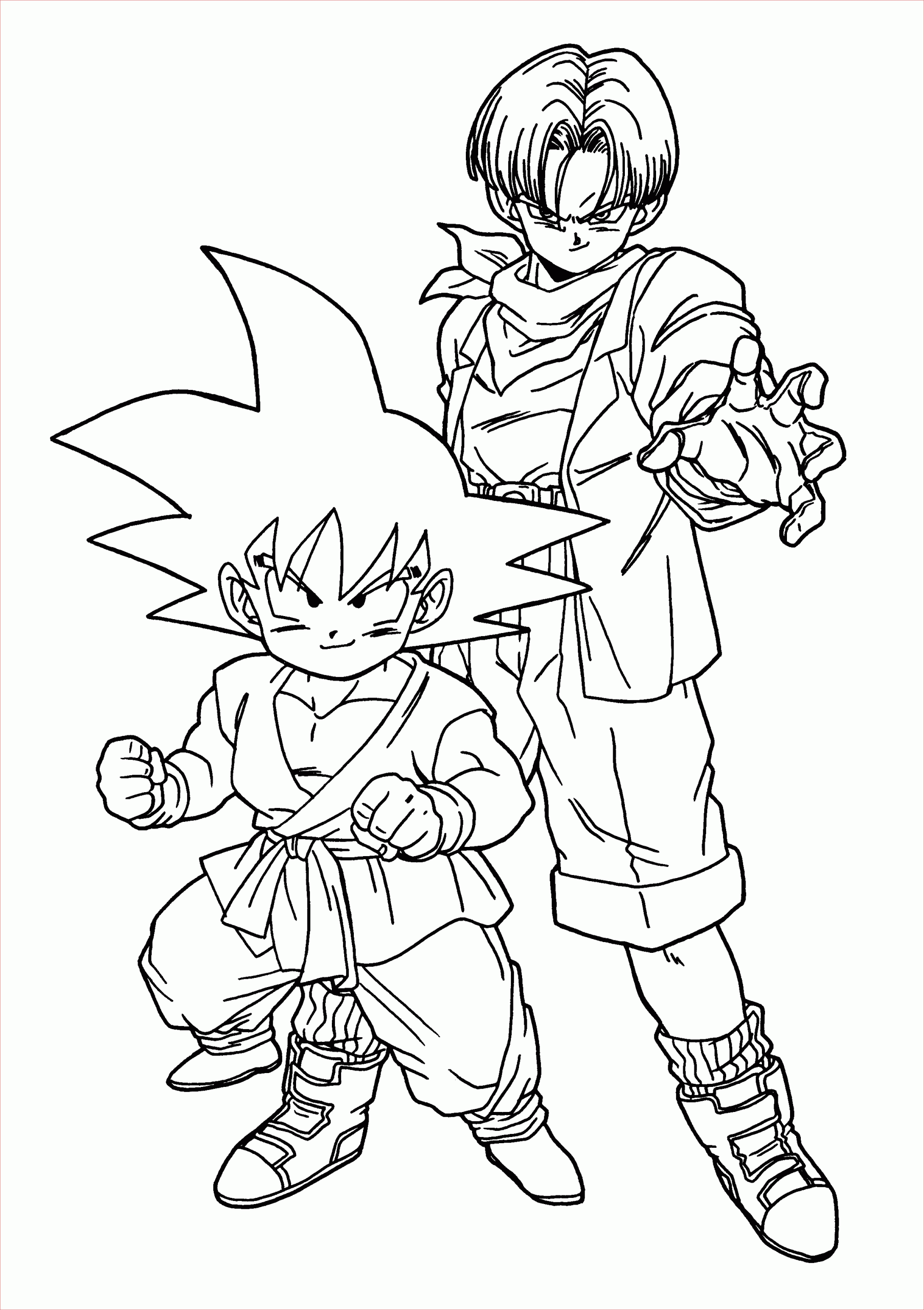 dragon ball z coloring pages 14
