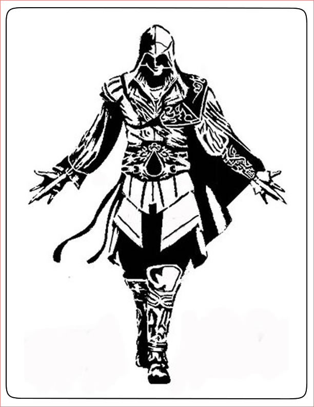coloriage assassins creed