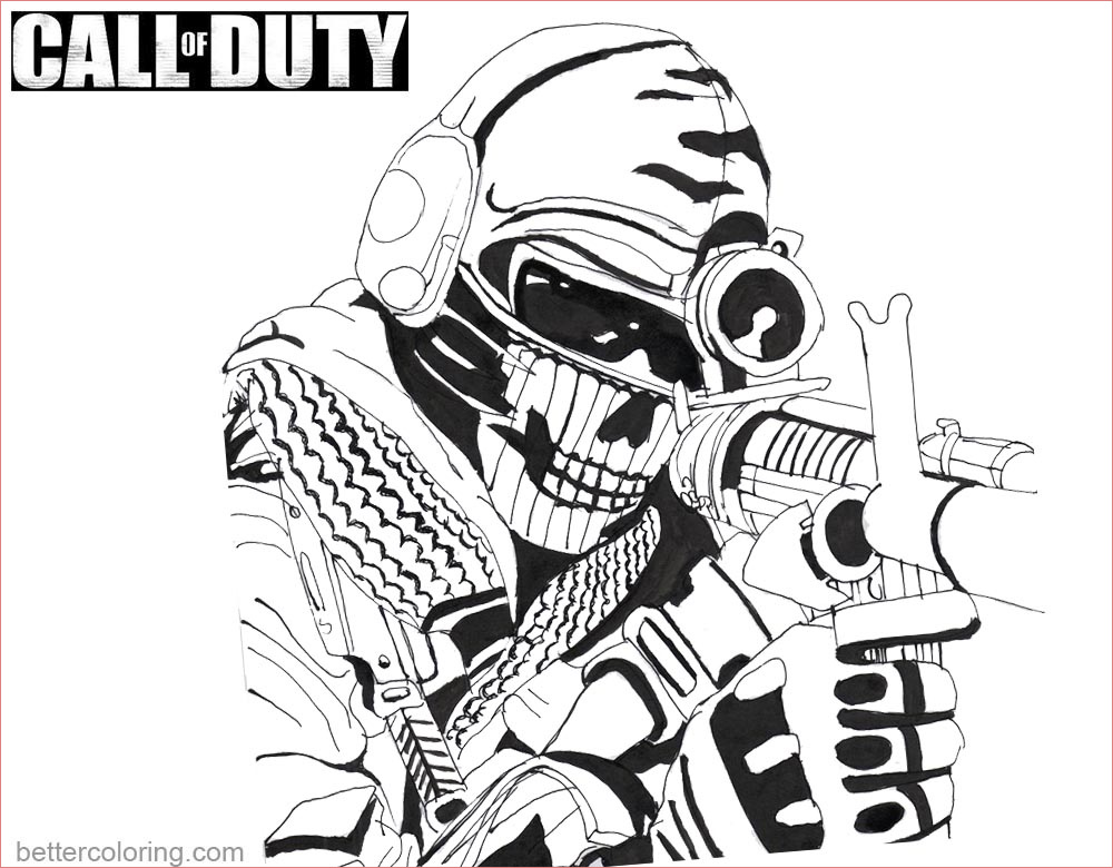 12 Sp cial Coloriage Call Of Duty Photograph COLORIAGE