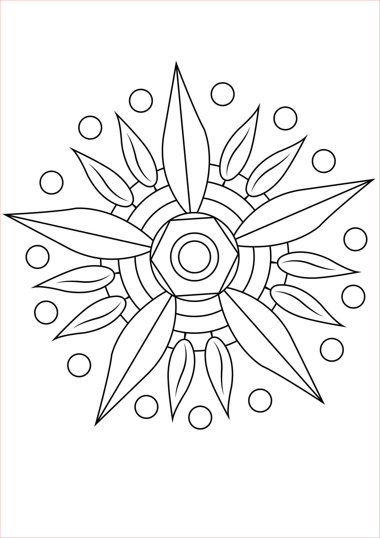 Mandala fleur 12