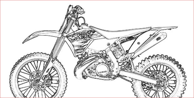 dessin moto a imprimer cool stock coloriage moto cross ktm interieur dessin de moto cross a