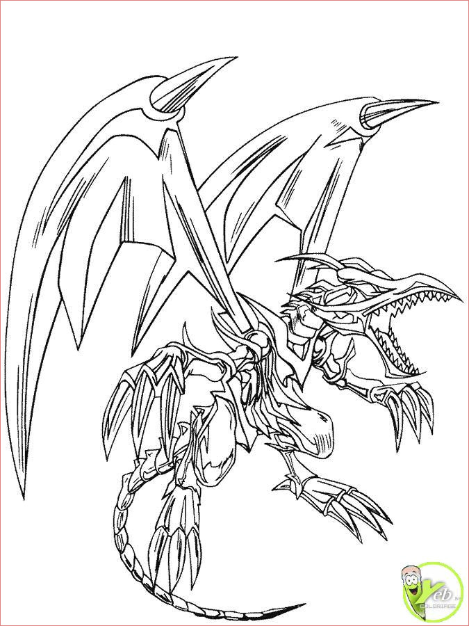 coloriage monstre yu gi oh