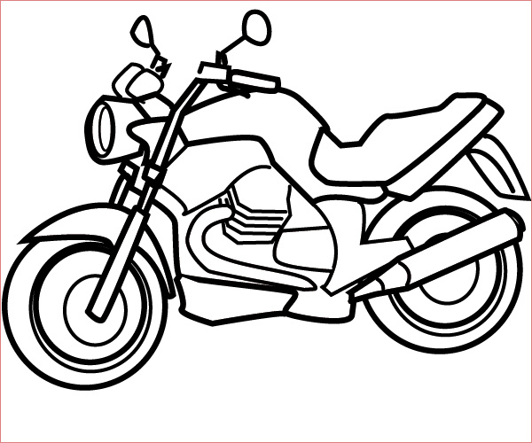 image moto dessin