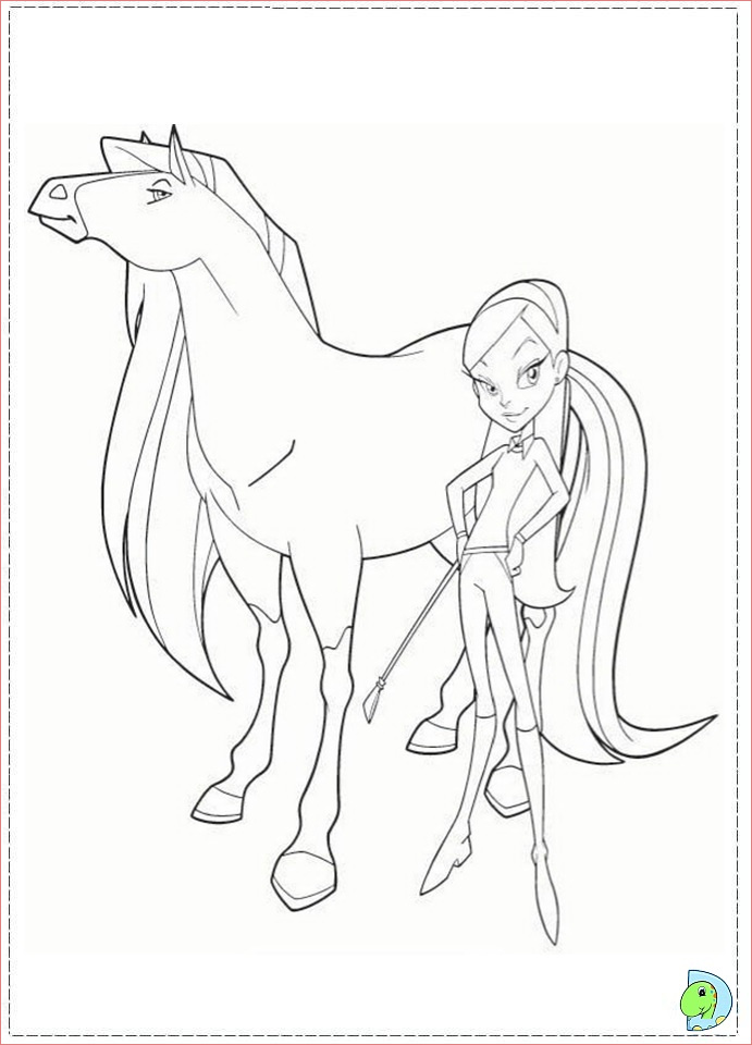 055 coloring horseland 10