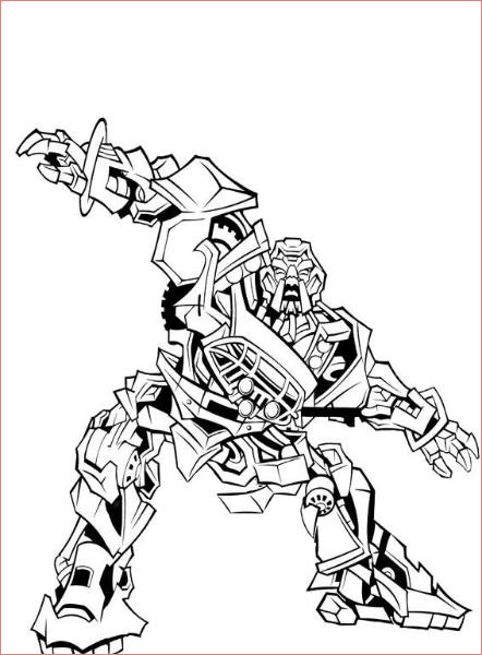 coloriage transformers