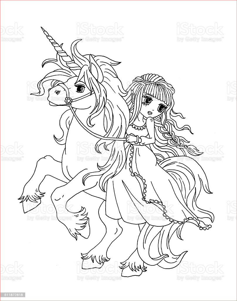 page de la princesse coloriage sur la licorne gm