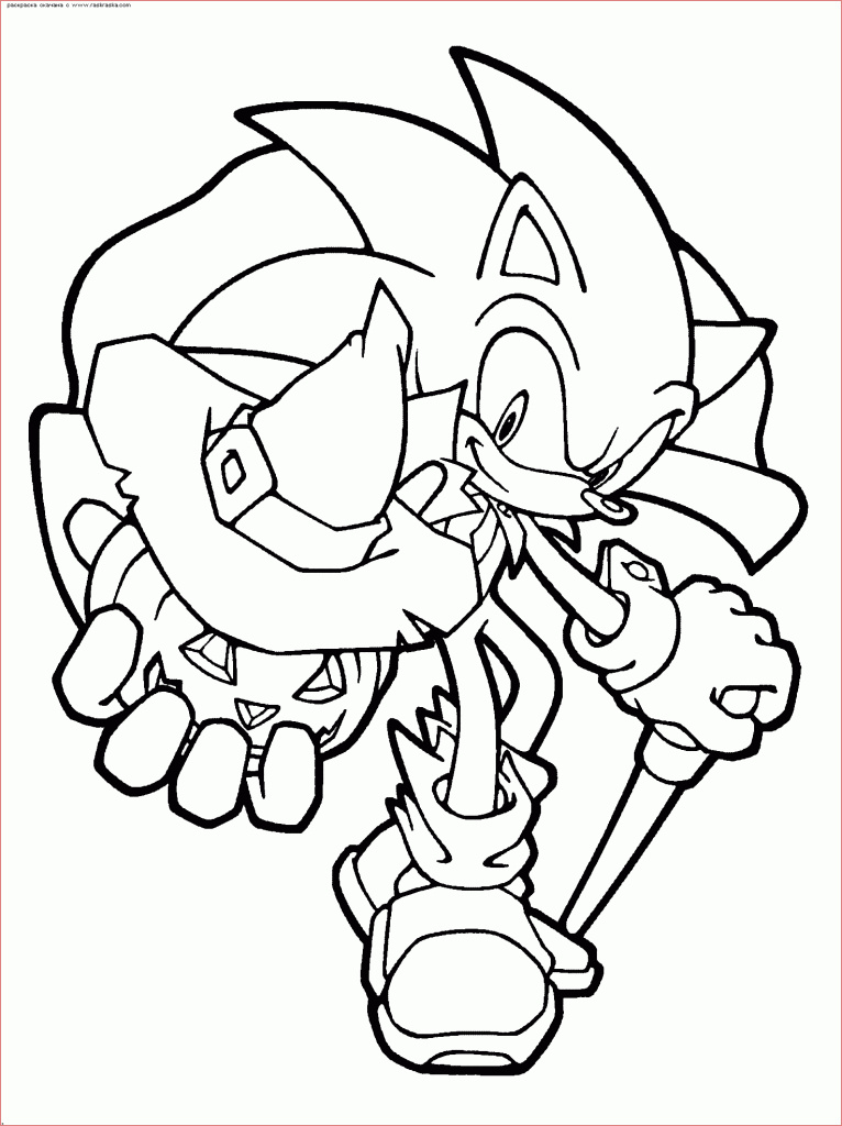 coloriage sonic boom imprimer gratuit