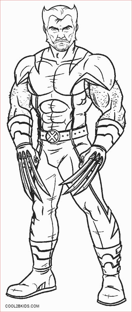 wolverine coloring pages