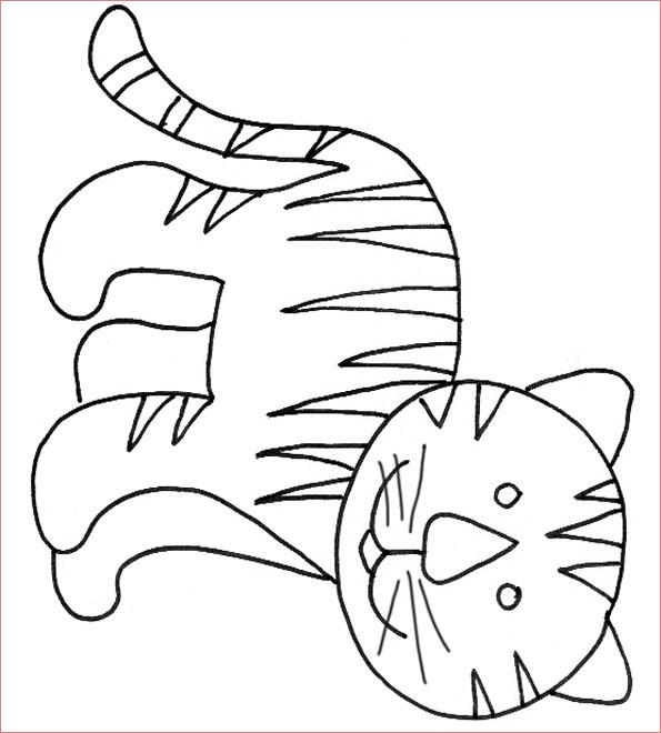 bebe tigre dessin