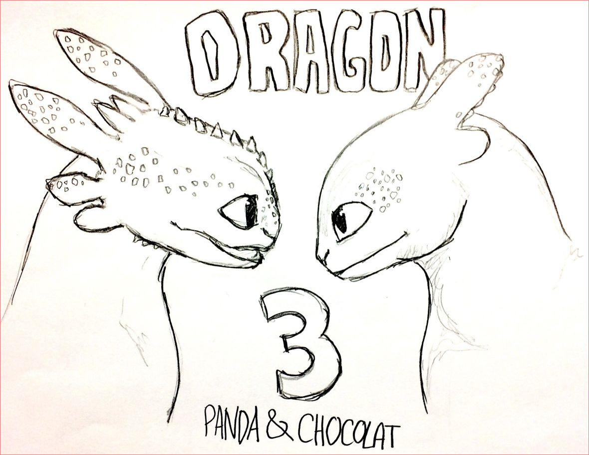 dessin dragon krokmou imprimer