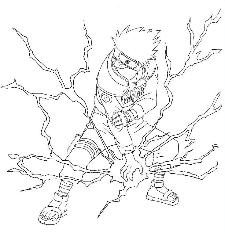 coloriages kakashi