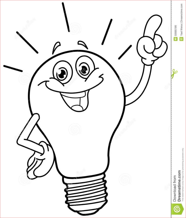 light bulb coloring page free a coloriage lampe