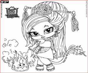 coloriages monster high baby a colorier