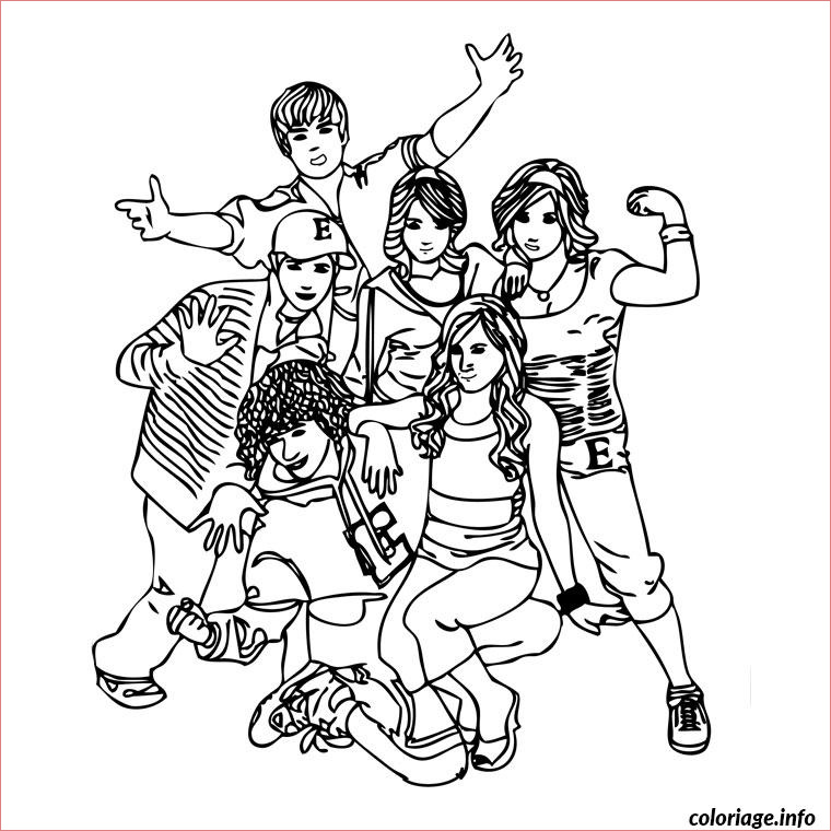 high school musical 1 coloriage 1594