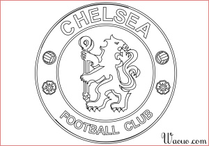 kleurplaat voetbal psg logo