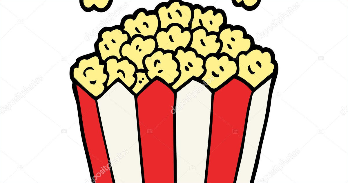 dessin popcorn