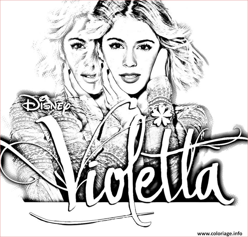 violetta disney coloriage