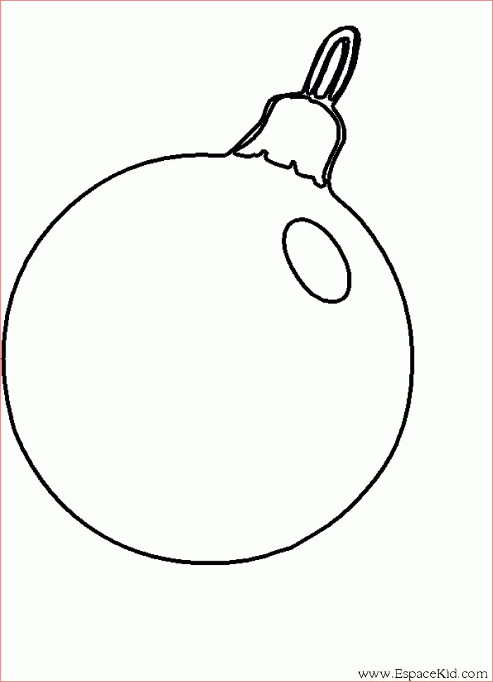 boule de noel dessiner