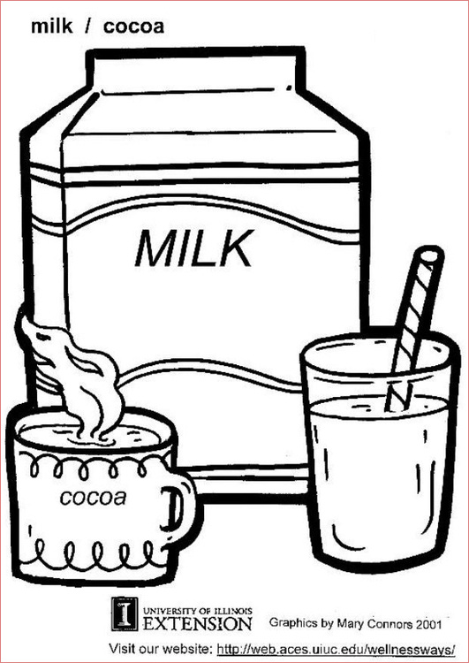 coloriage lait i5865