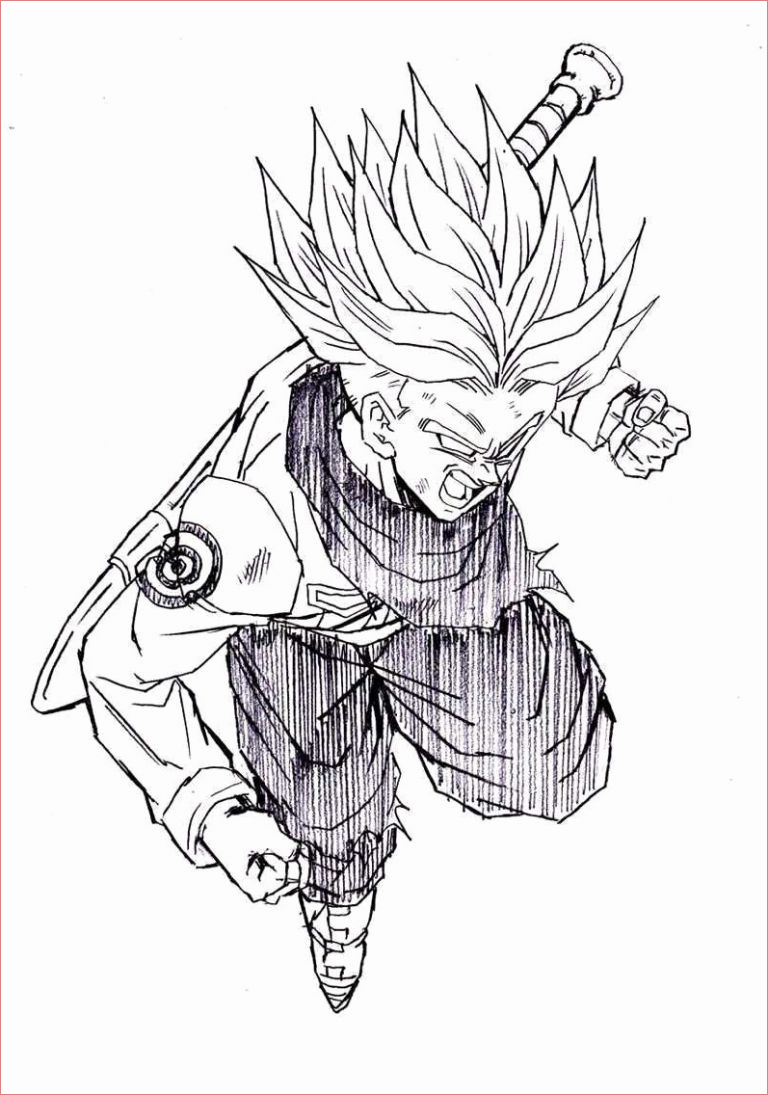 coloriage dragon ball z sangoku impressionnant photos dessin sangoku super sayen 4 colorier les enfants