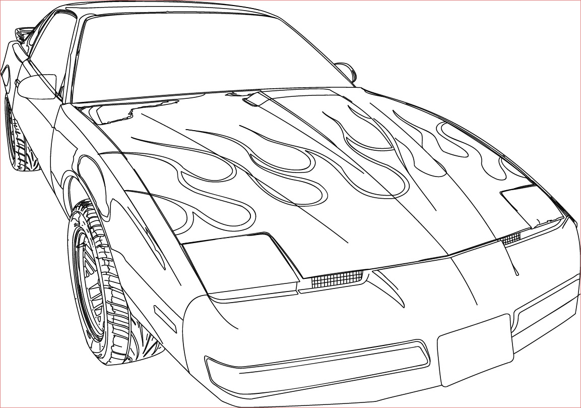 coloriage voiture fast and furious