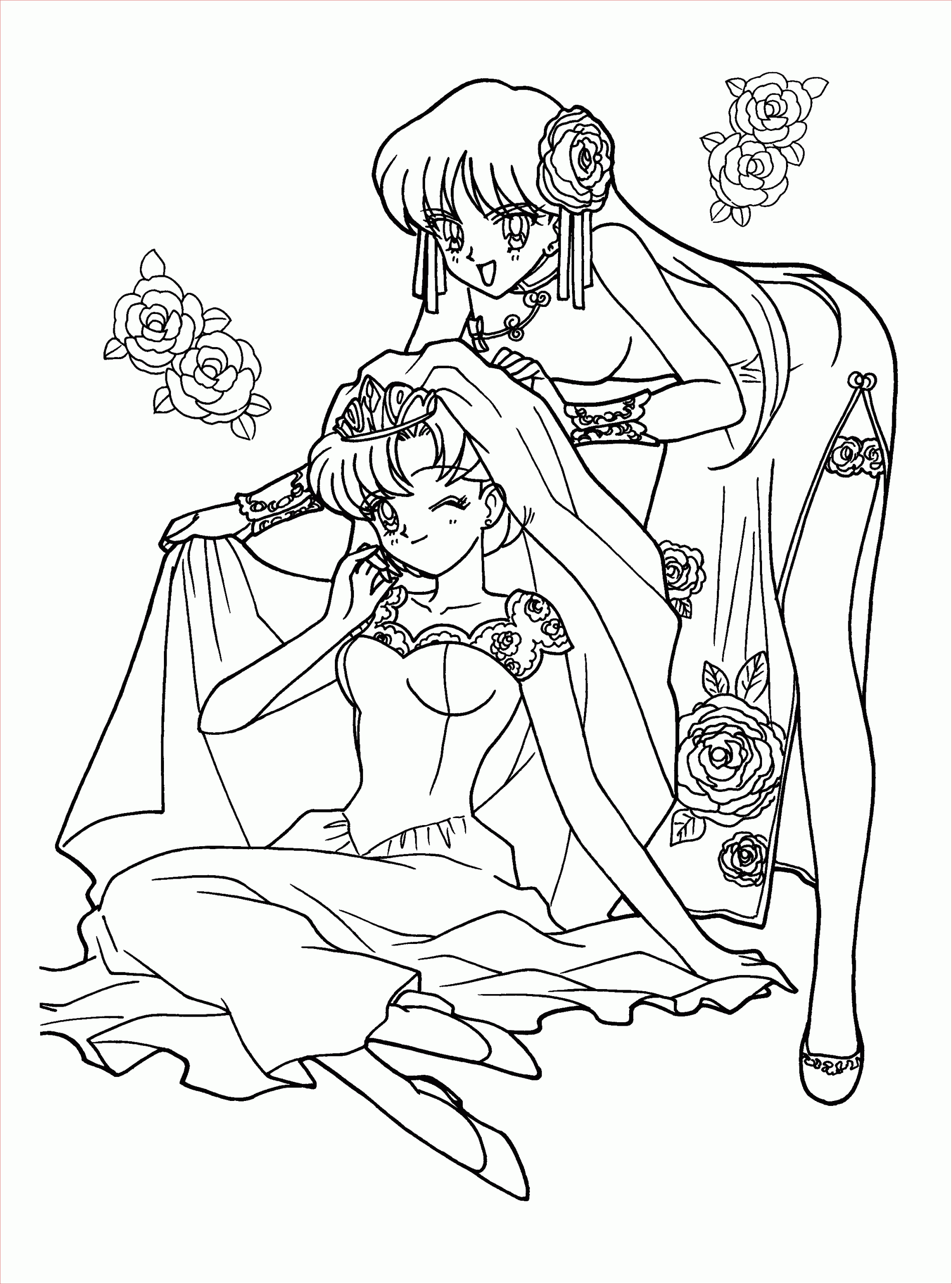 sailormoon coloring pages 101