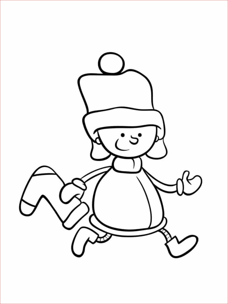 coloriage lutin de noel 20 modeles a imprimer