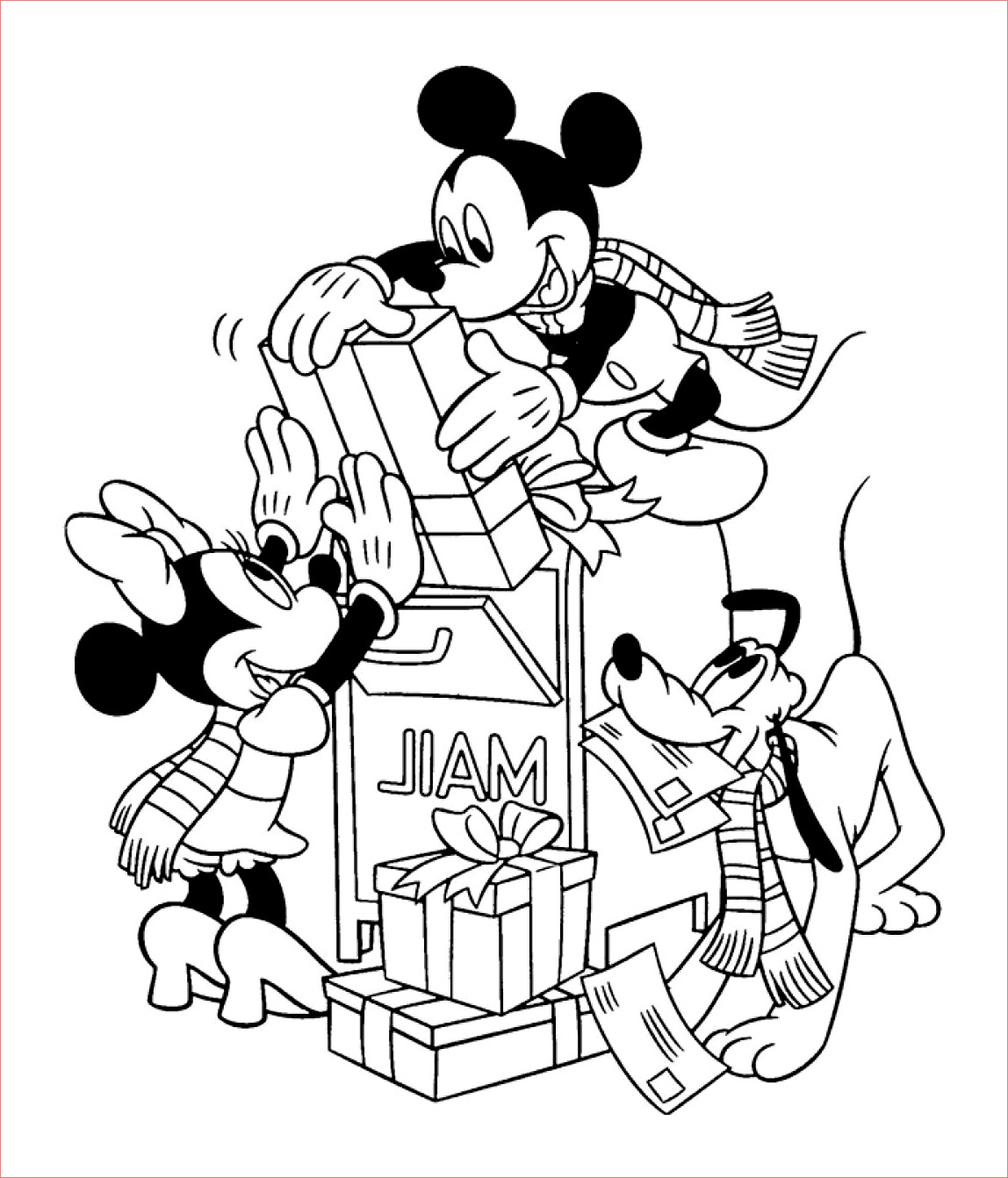 image=mickey and his friends Coloring for kids mickey and his friends 1