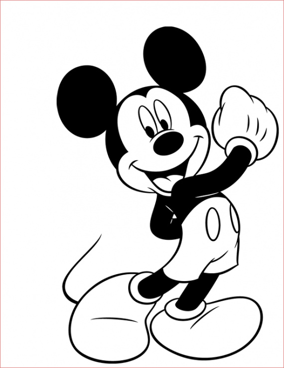 coloriage mickey