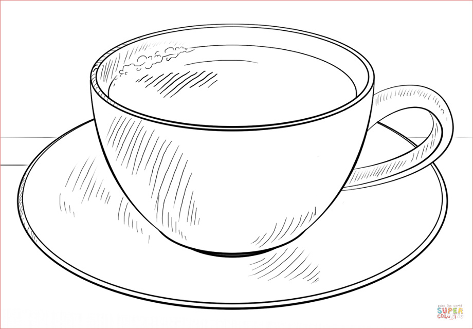 starbucks coffee cup coloring page