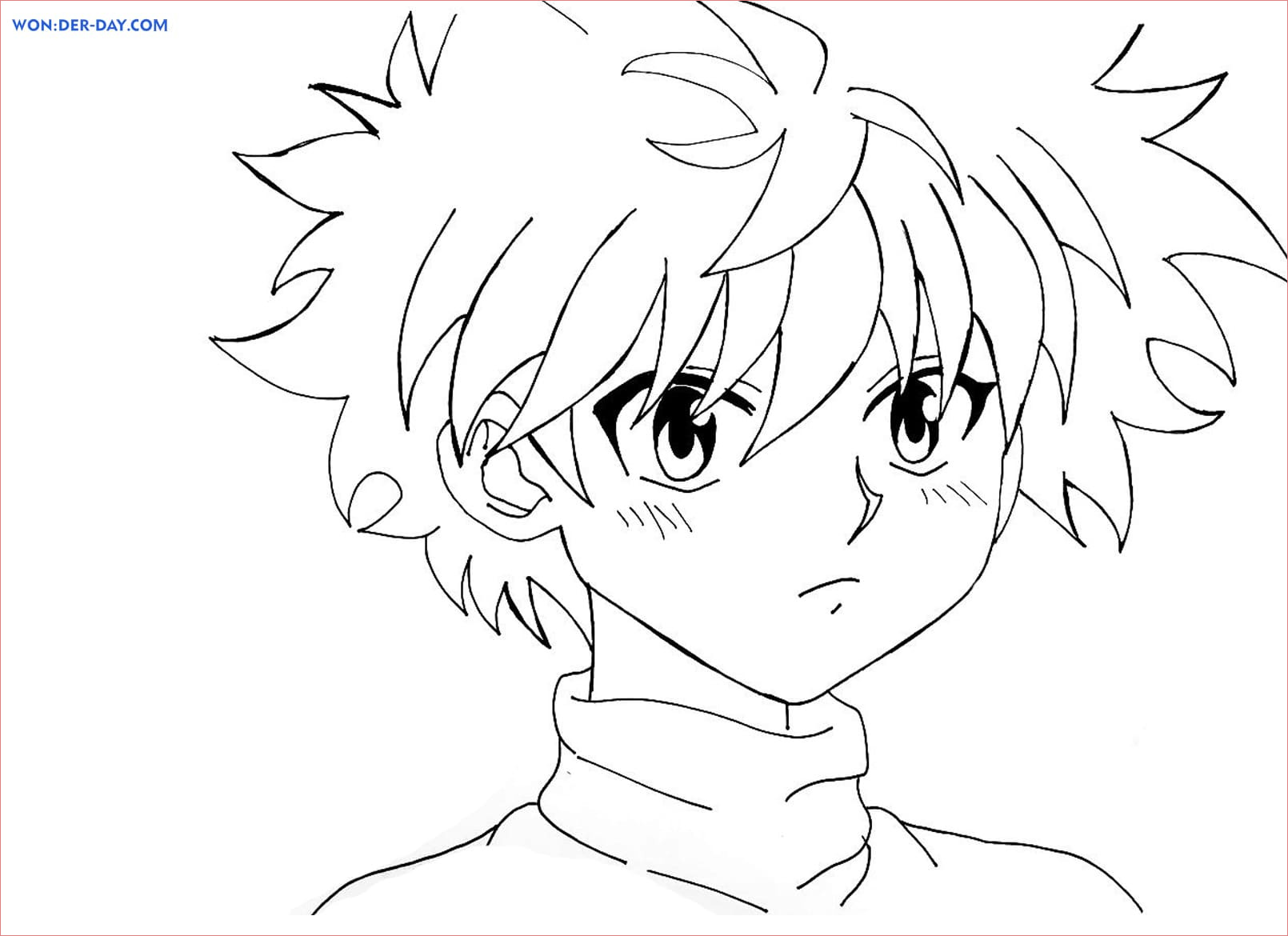 coloriages hunter x hunter