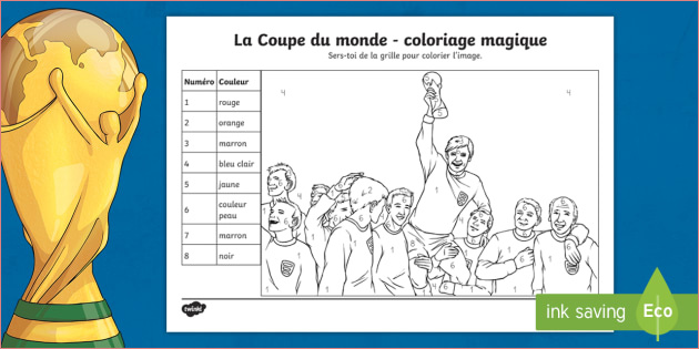 t tp 1219 la coupe du monde coloriage magique french francais