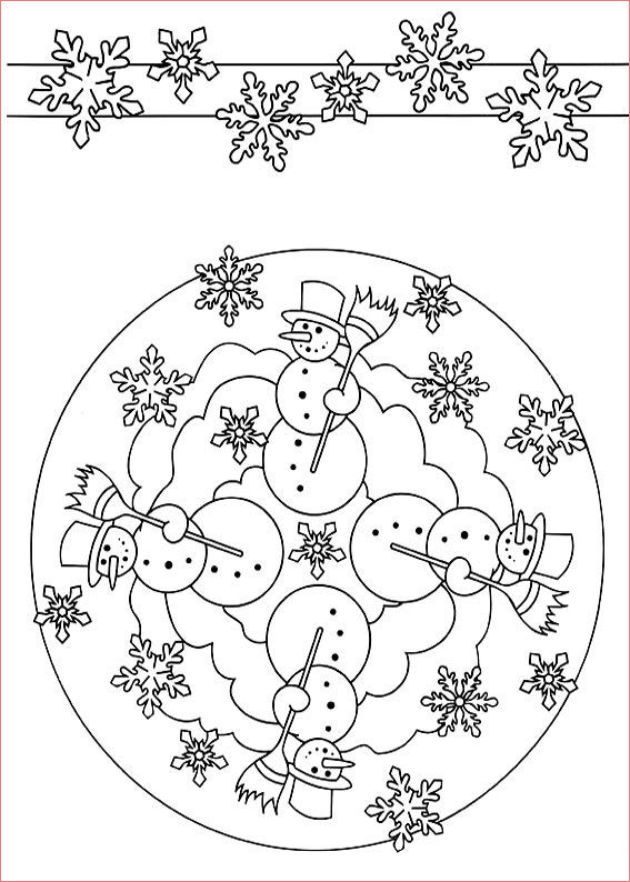 winter mandala coloring pages 4