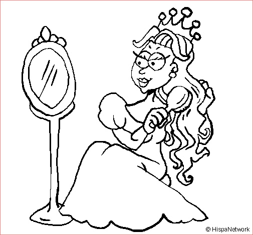 princesse et miroir