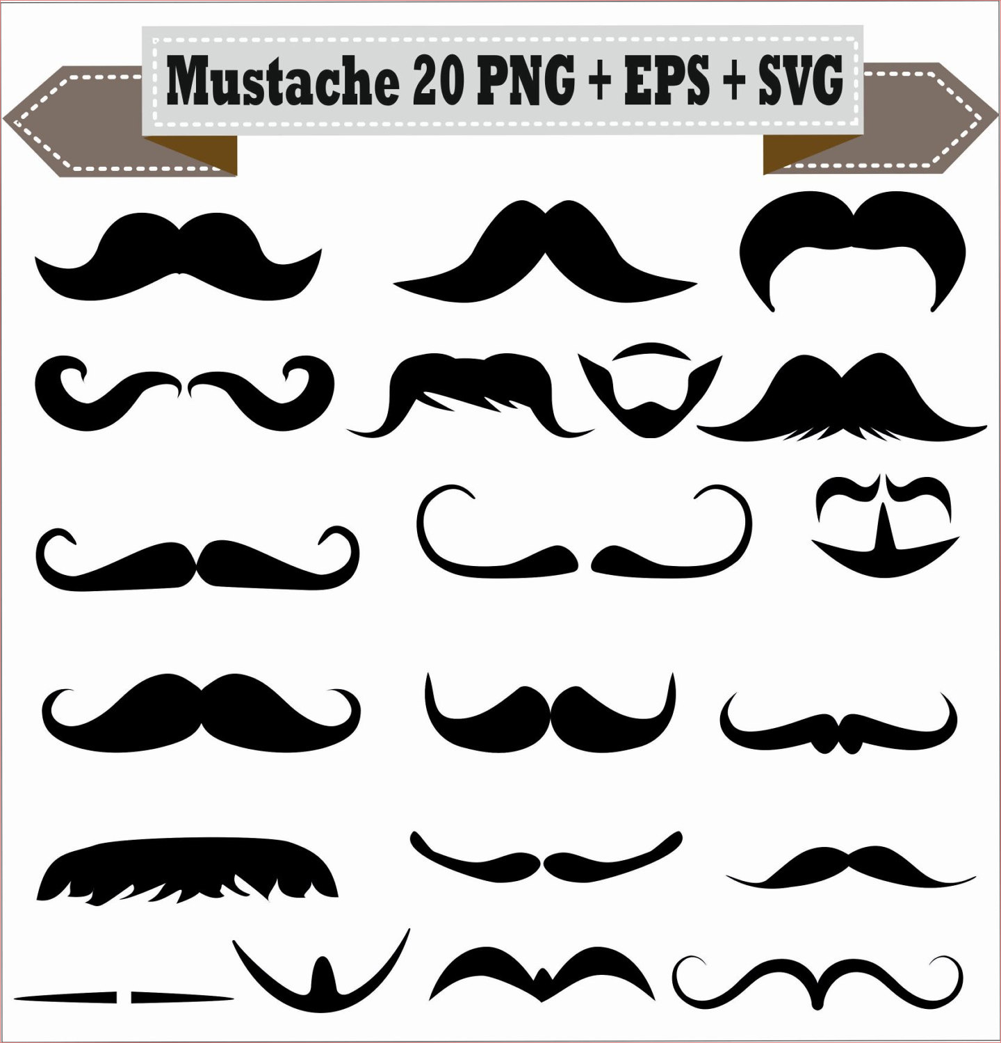 15 coloriage moustache imprimer
