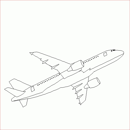 coloriage avion a380