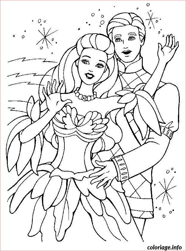 barbie coeur de princesse coloriage 175