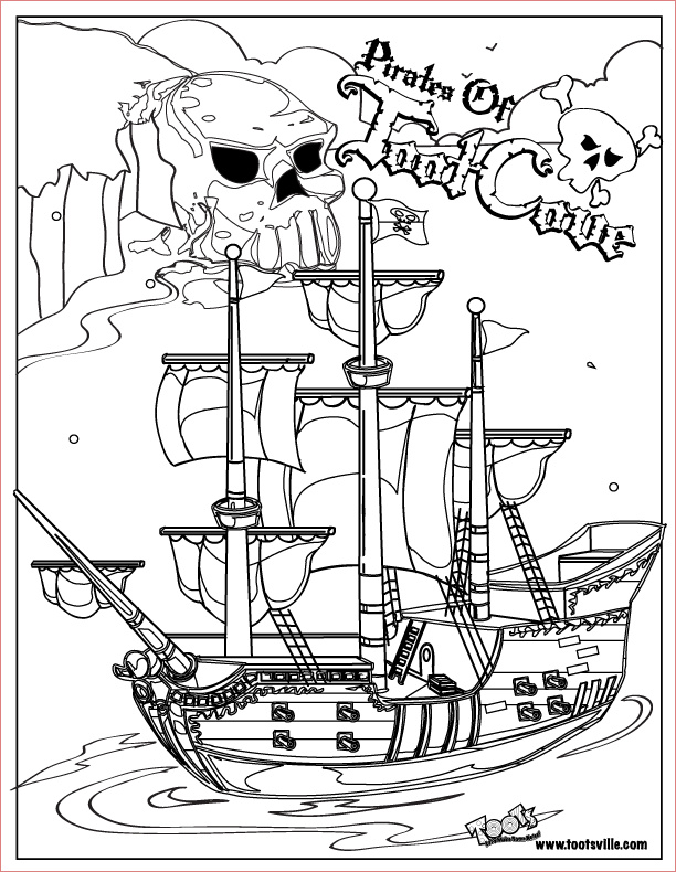 dessin bateau pirate a imprimer 3475