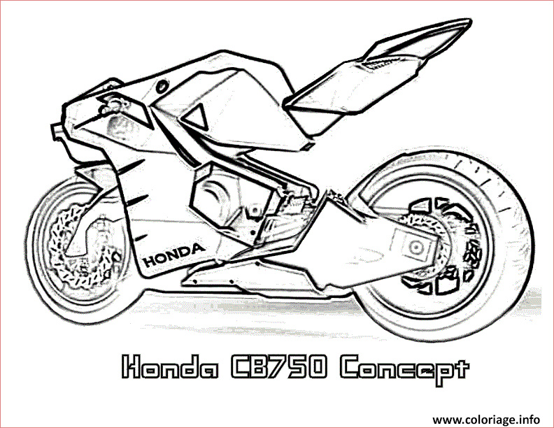 moto 86 coloriage