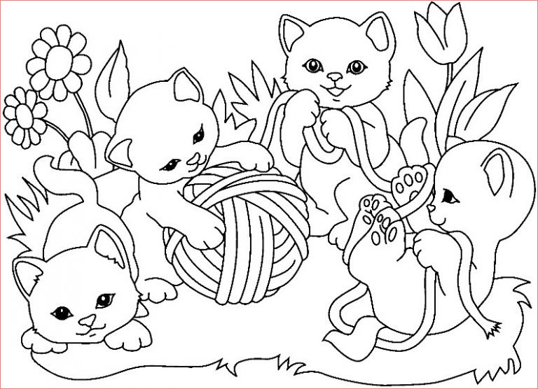 dessin chien et chat bestof images dessins gratuits a colorier coloriage trop mignon a